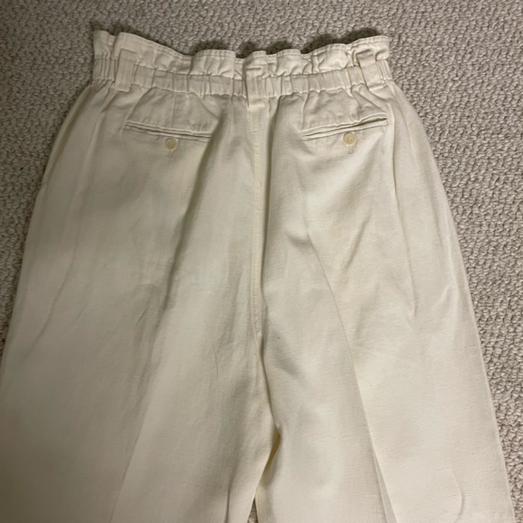 Apiece Apart New York White Linen Pants - Size XL - Picture 6 of 11